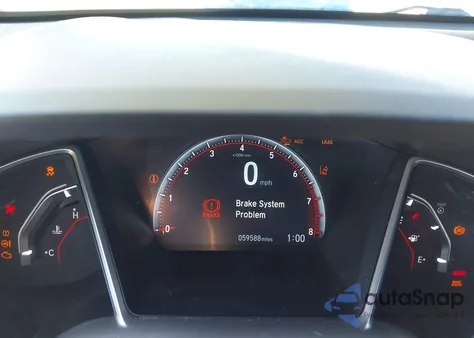 2019 Honda Civic Sport z USA, uszkodzony, nr VIN 2HGFC2F81KH584614